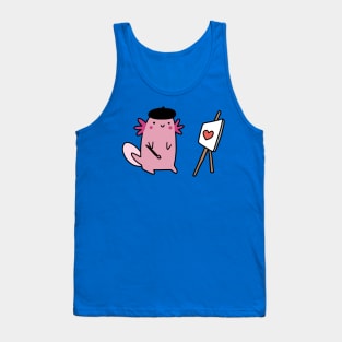 Painter Axolotl Tank Top